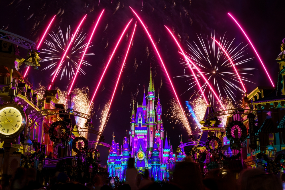 Orlando,,Florida,Usa,-,November,13,,2022:,Spectacular,Fireworks,Display